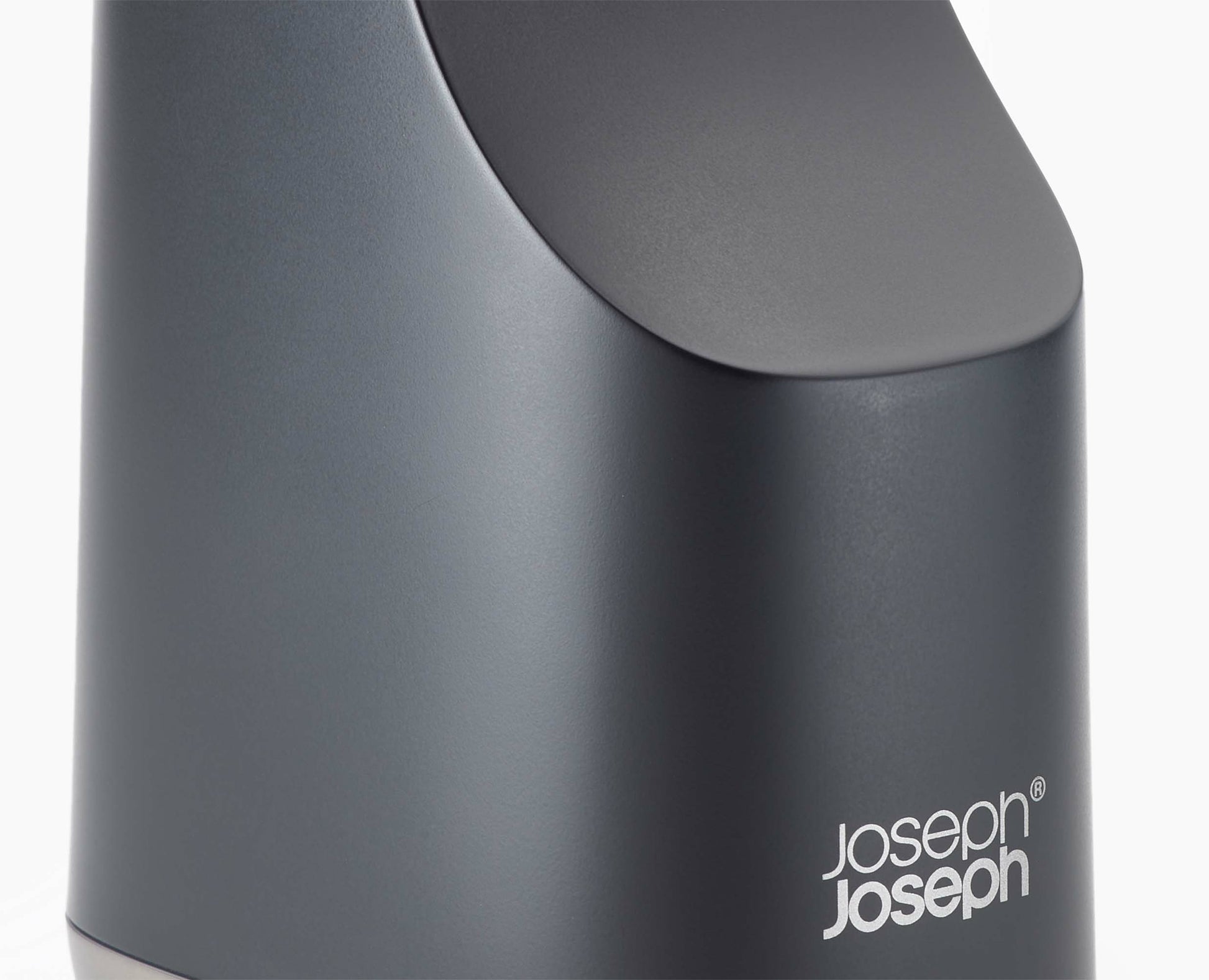 Joseph Joseph Slim Kompakter Seifenspender – Keramik, Schwarz, 350 ml