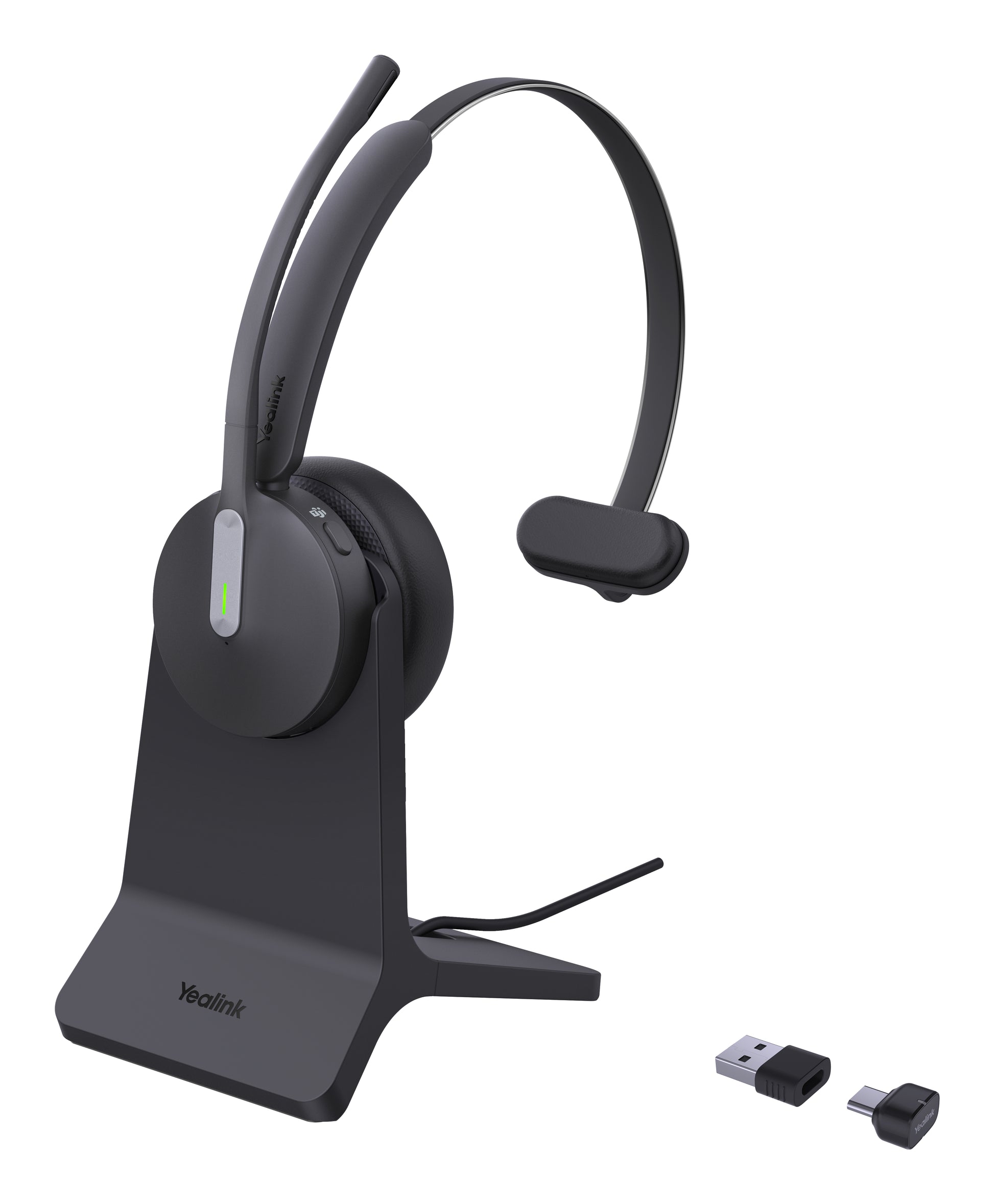 Yealink BH70 Mono – Mono Headset – USB-C – Schwarz – für Microsoft Teams
