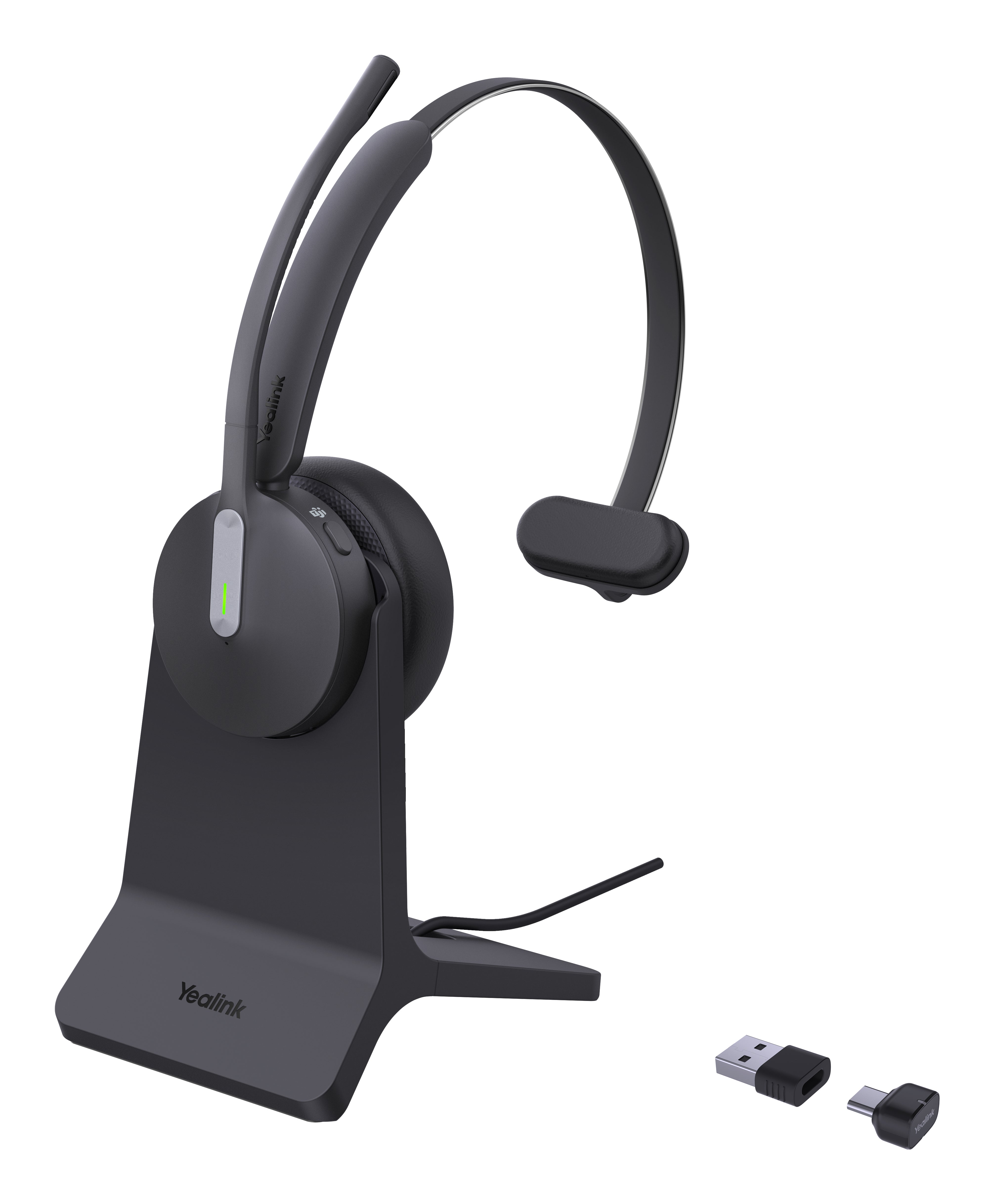 Yealink BH70 Mono – Mono Headset – USB-C – Schwarz – für Microsoft Teams