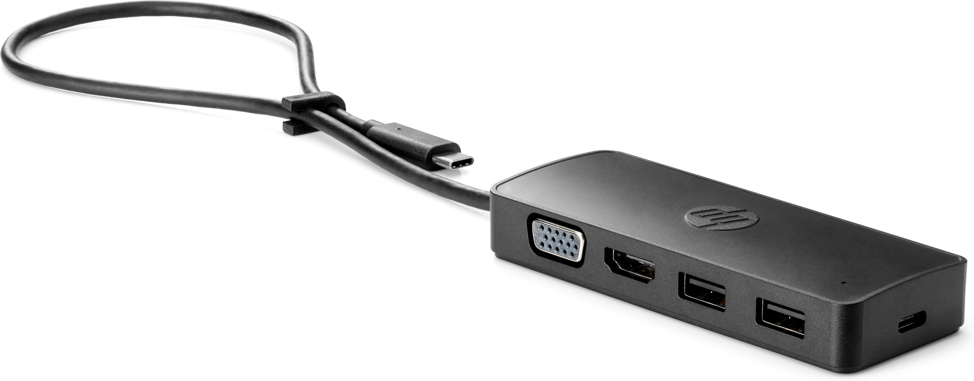 HP Travel G2 Multiport-Adapter – USB-C, HDMI, VGA, 2× USB-A, für Windows 10