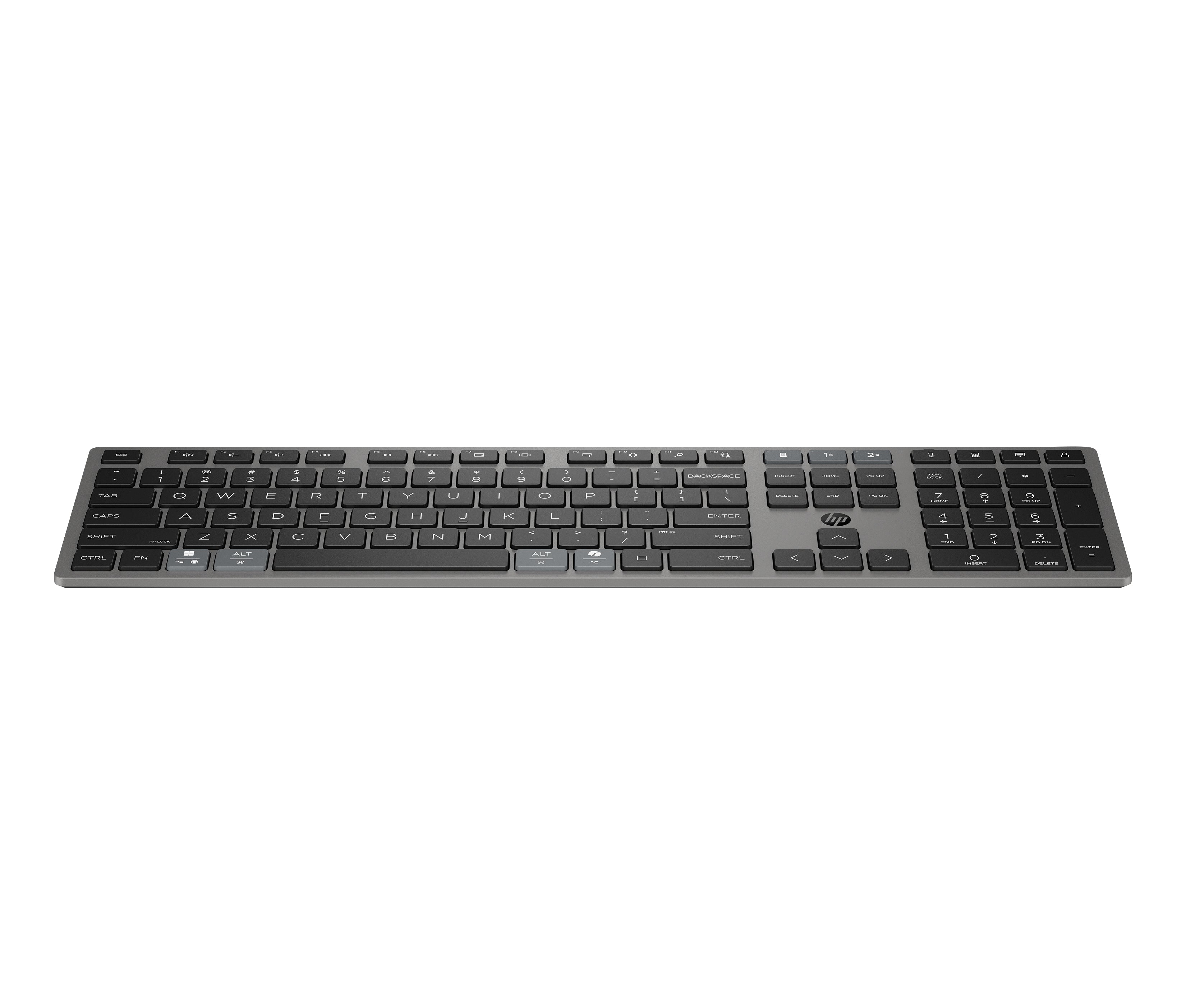 HP KBD 720 – Tastatur – Bluetooth & 2,4 GHz (USB-A Empfänger) – AZERTY (FR) – Schwarz