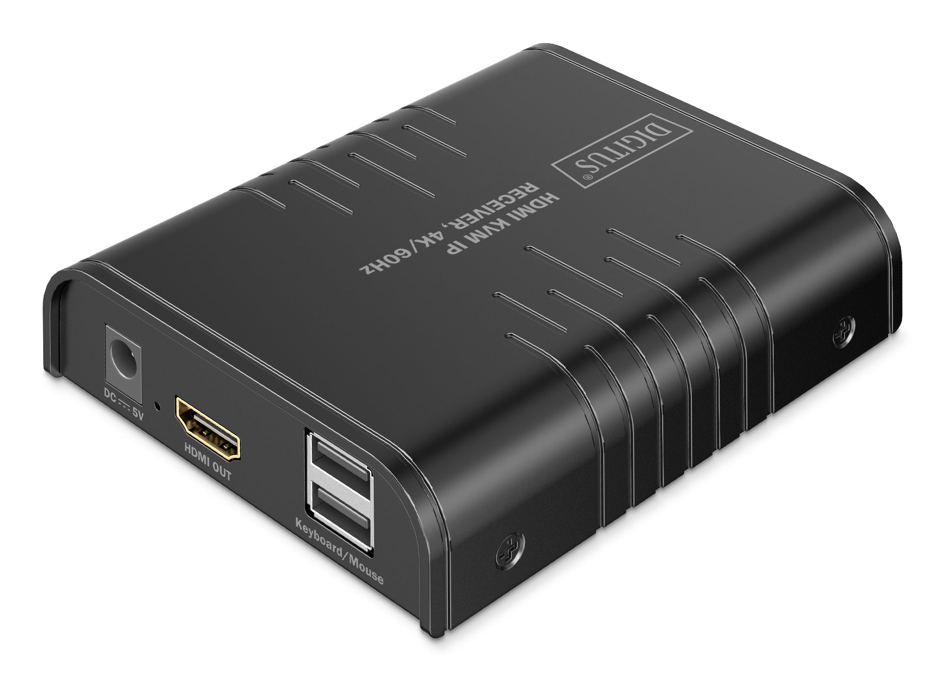 Digitus KVM-Extender (HDMI/USB 2.0) über IP, bis 200 m, 4K (4096 × 2160), 18 Gbit/s