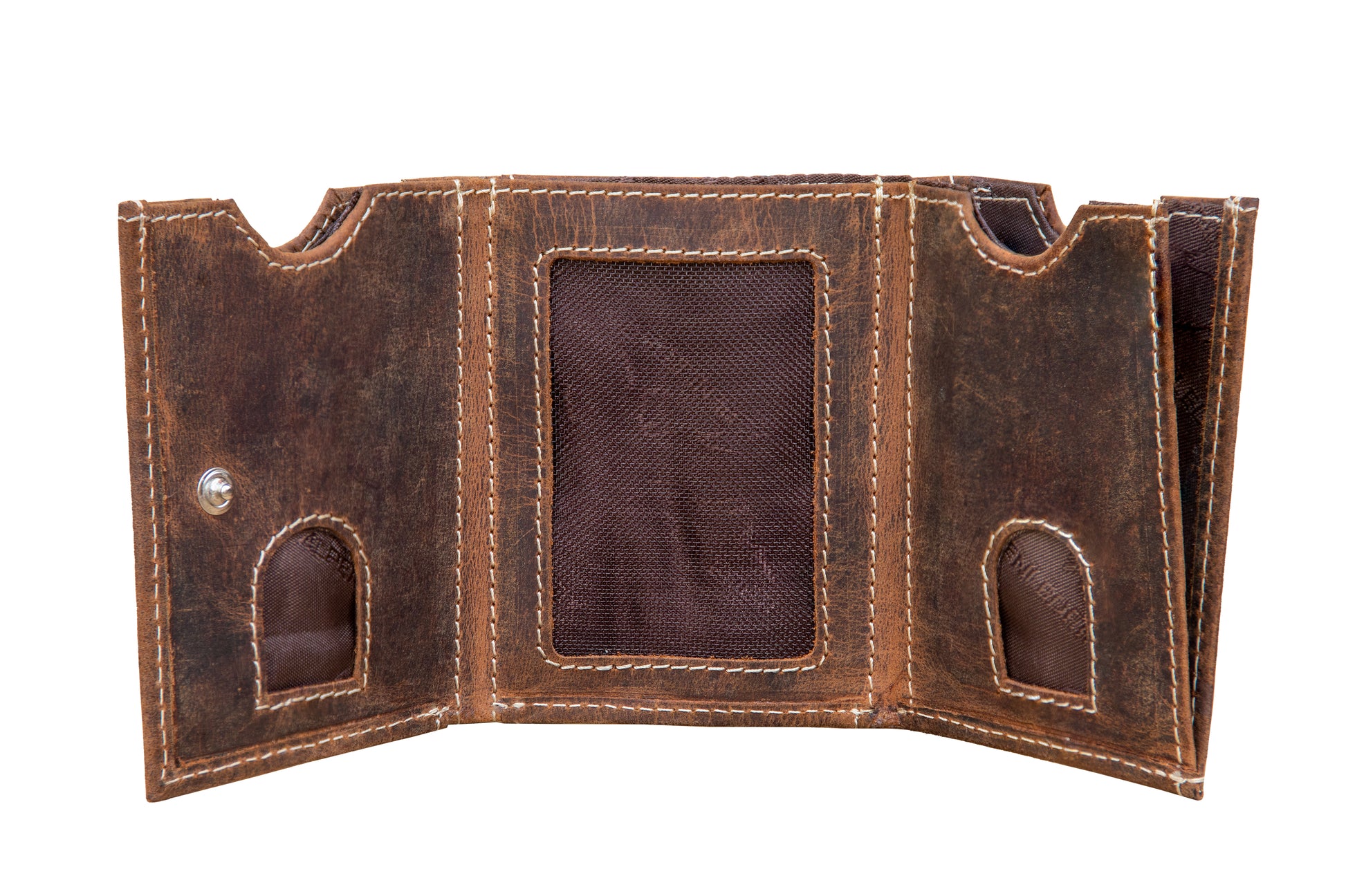 Alpenleder Brieftasche Pocket – 60 × 105 × 15 mm – Old Havanna – Leder
