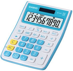 Casio Tischrechner MS-10VC-B – 10-stellig – Blau