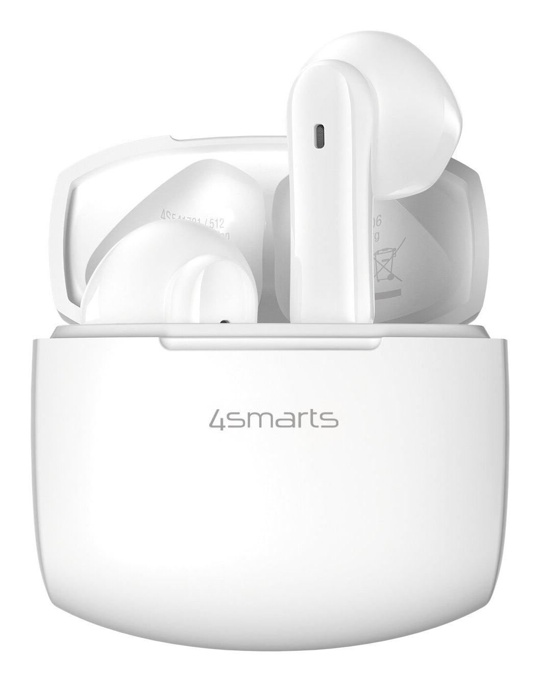 4smarts SkyBuds Air TWS In-Ear – Qi-Ladecase, Weiss, BT 5.4