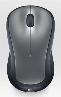 Logitech M310 Silber Maus – kabellos, USB-A (Nano-Empfänger)