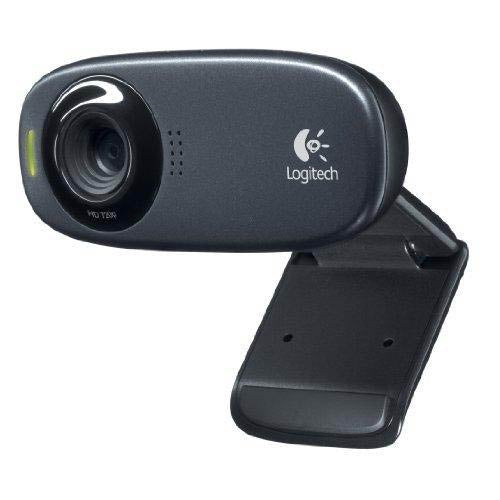 Logitech C310 Webcam – HD 720p, 30 fps, Auto-Framing, USB – Schwarz