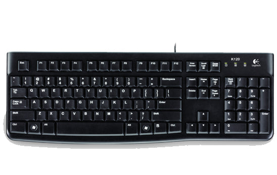 Logitech K120 for Business – Tastatur – kabelgebunden, USB – QWERTZ – schwarz