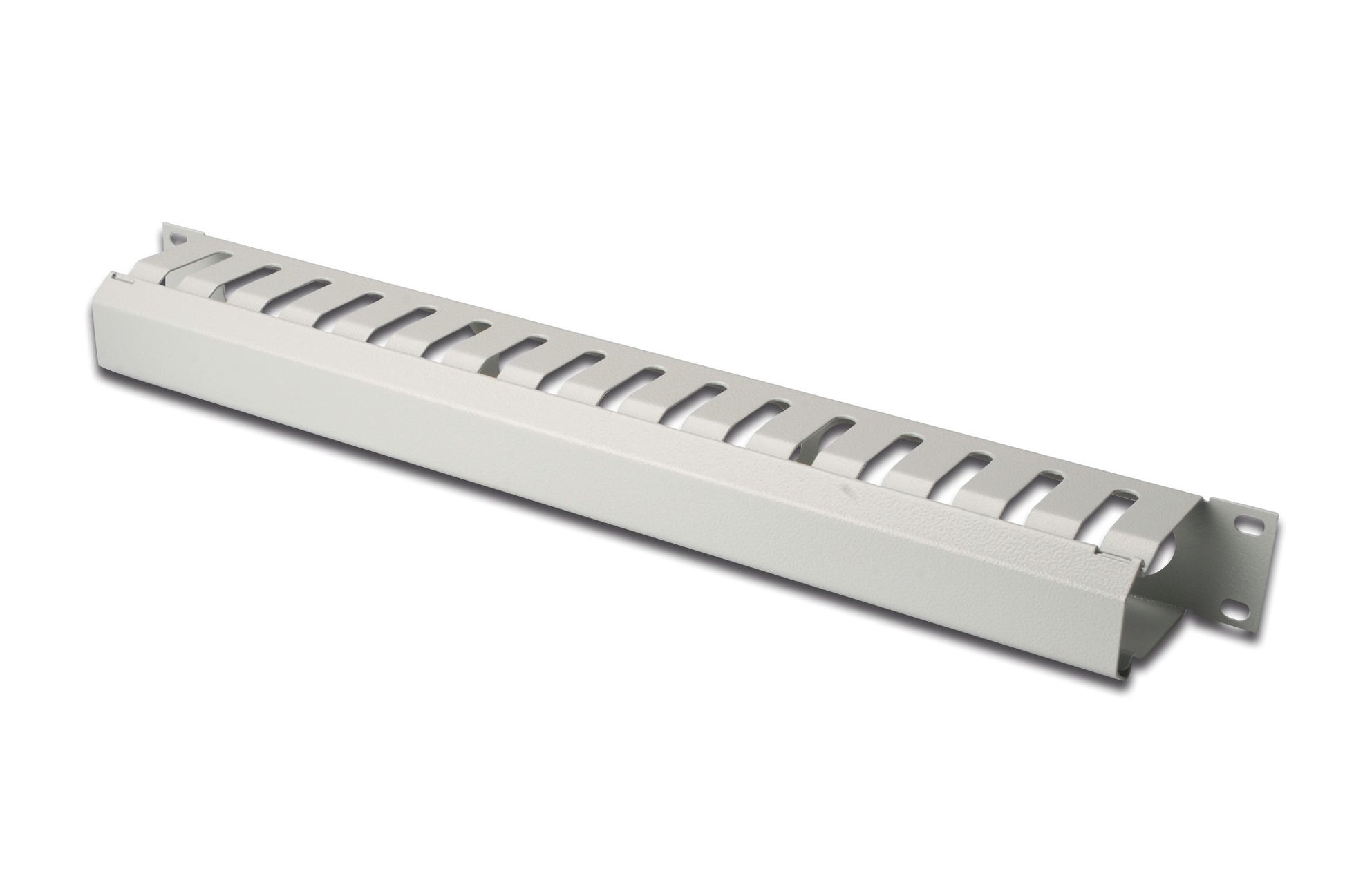 Digitus Kabel-Organizer, 19", 1U, für 483 mm (19")-Schränke, Stahl, lichtgrau