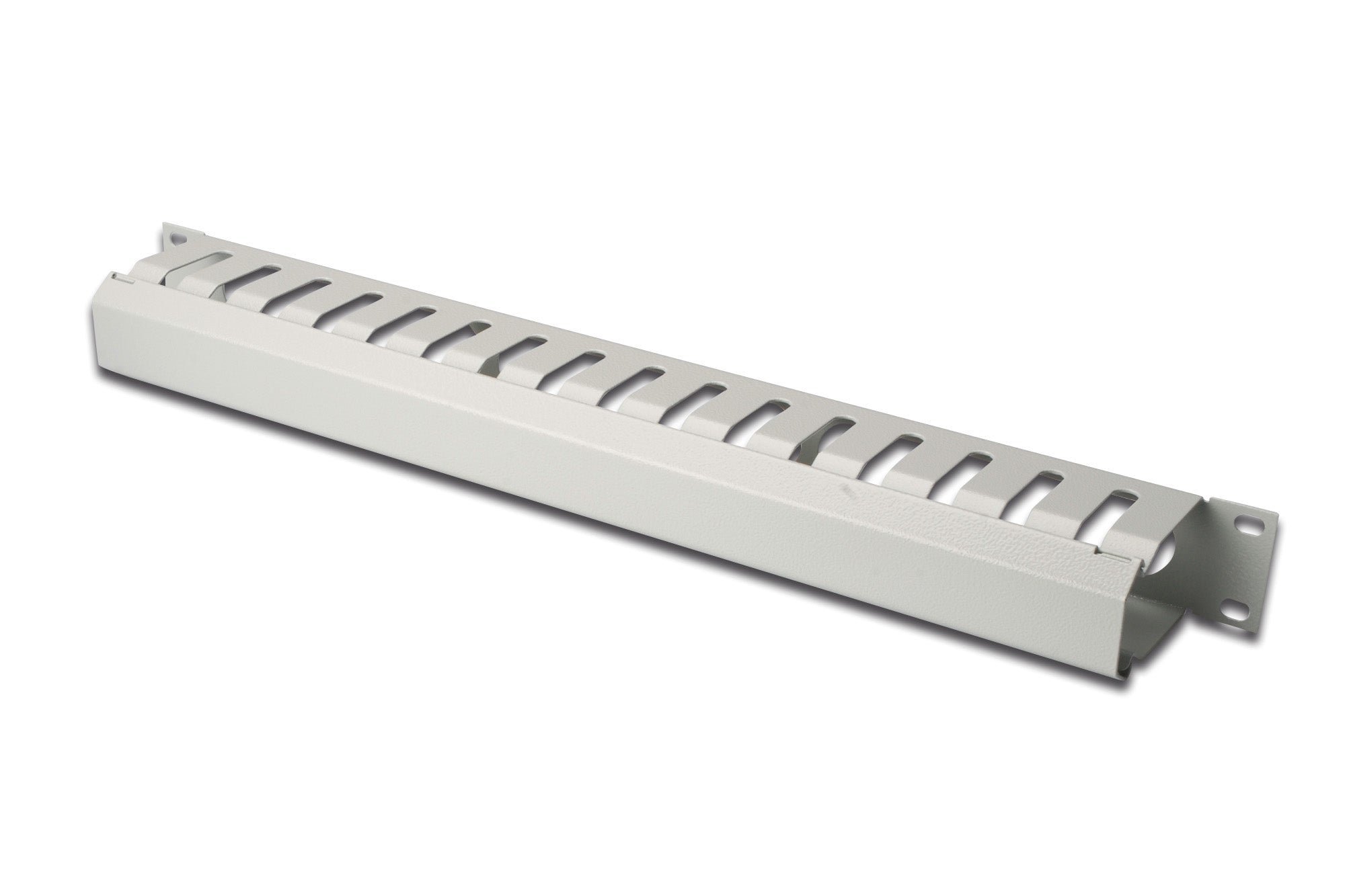 Digitus Kabel-Organizer, 19", 1U, für 483 mm (19")-Schränke, Stahl, lichtgrau