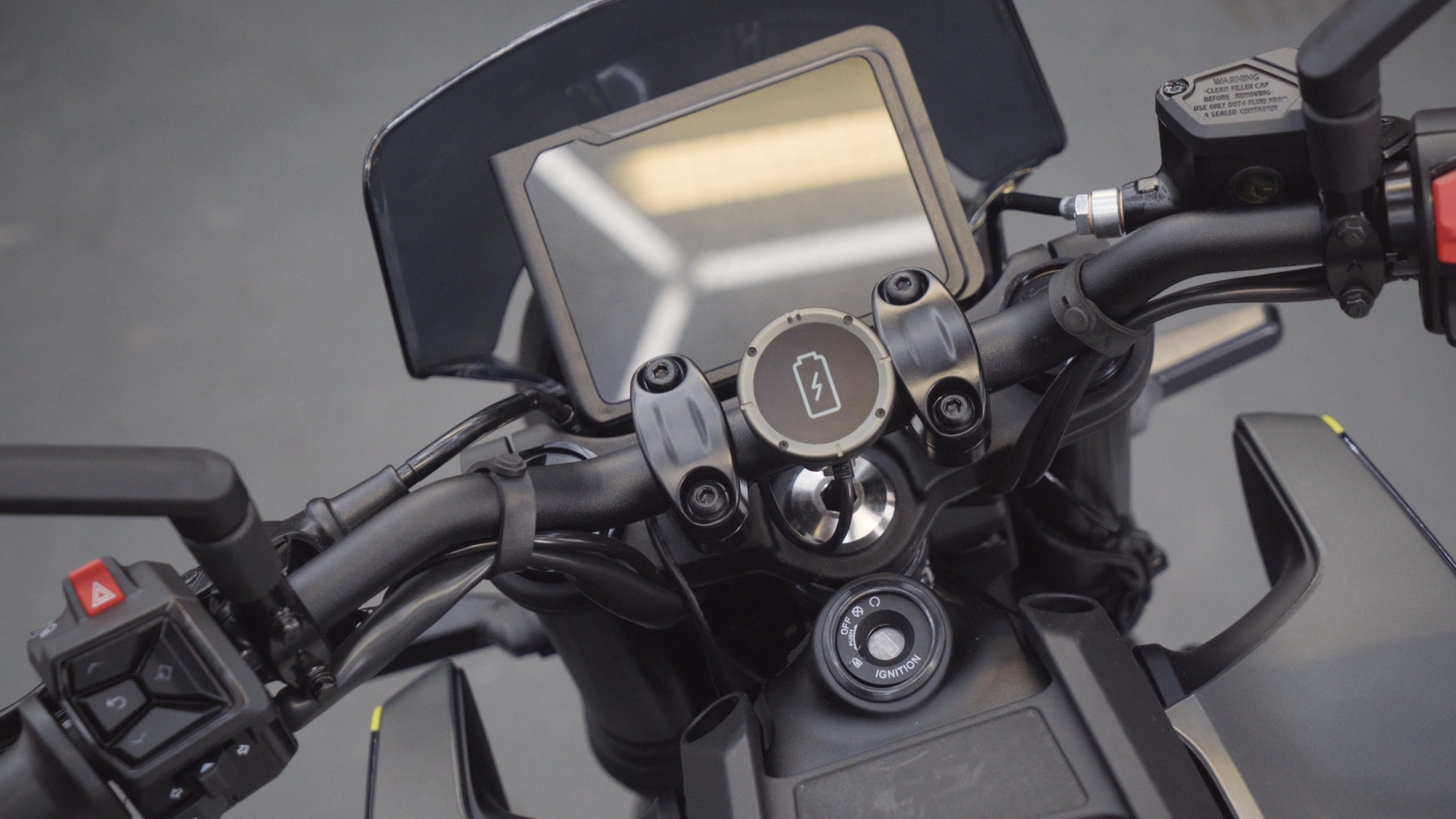 Beeline Adapter – für Moto 2, Motorrad, Schwarz