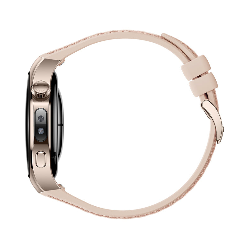 Huawei Watch 5 LTE – 42 mm, AMOLED, Edelstahl, Beige, 5 ATM