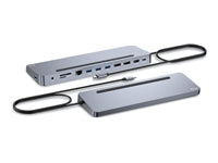 i-tec Dockingstation – USB-C, 2× DP, HDMI, 4× USB-A, 100 W PD, GbE, für Windows/Mac/ChromeOS