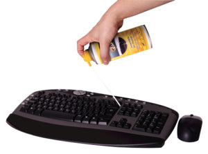 Fellowes Druckluftspray 9974805 – 200 ml – weiss – 6,4 × 6,4 × 18,8 cm – für Tastatur, Drucker u. a.