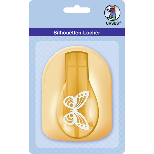 URSUS Motivstanzer Schmetterling – Ø 45 mm, gold, weiss