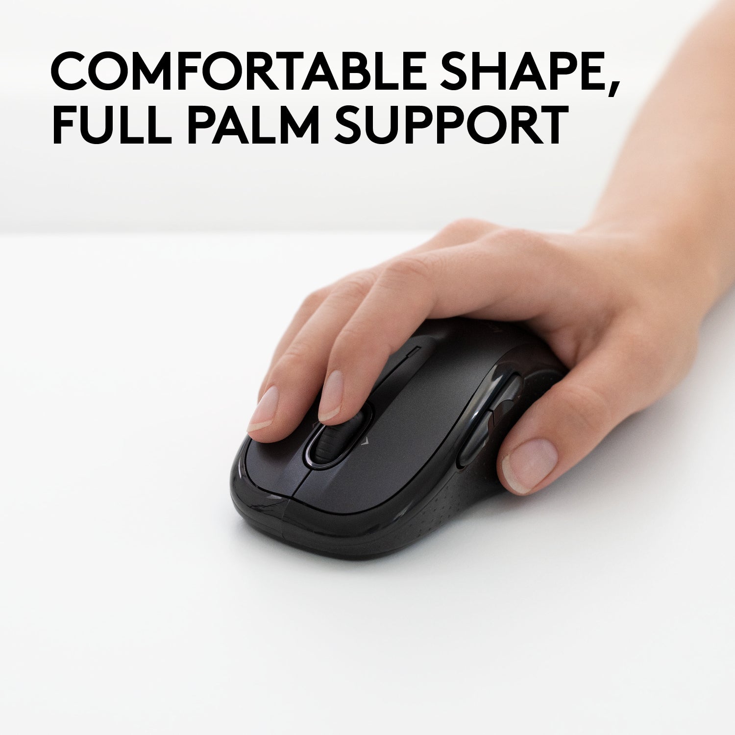 Logitech M510 Maus – kabellos, USB-A, schwarz