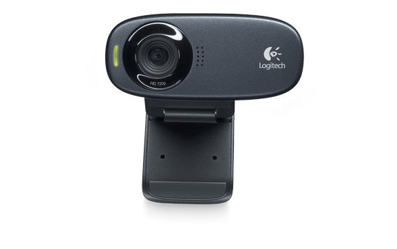 Logitech C310 Webcam – HD 720p, USB – Schwarz