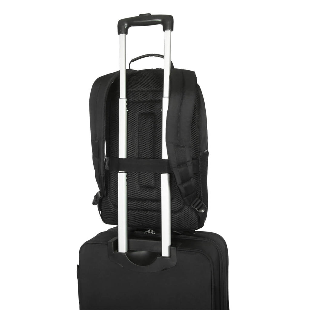 Targus Notebook-Rucksack Classic EcoSmart – 25 l, schlagfest, rPET-Polyester – Schwarz, 310 × 455 × 175 mm