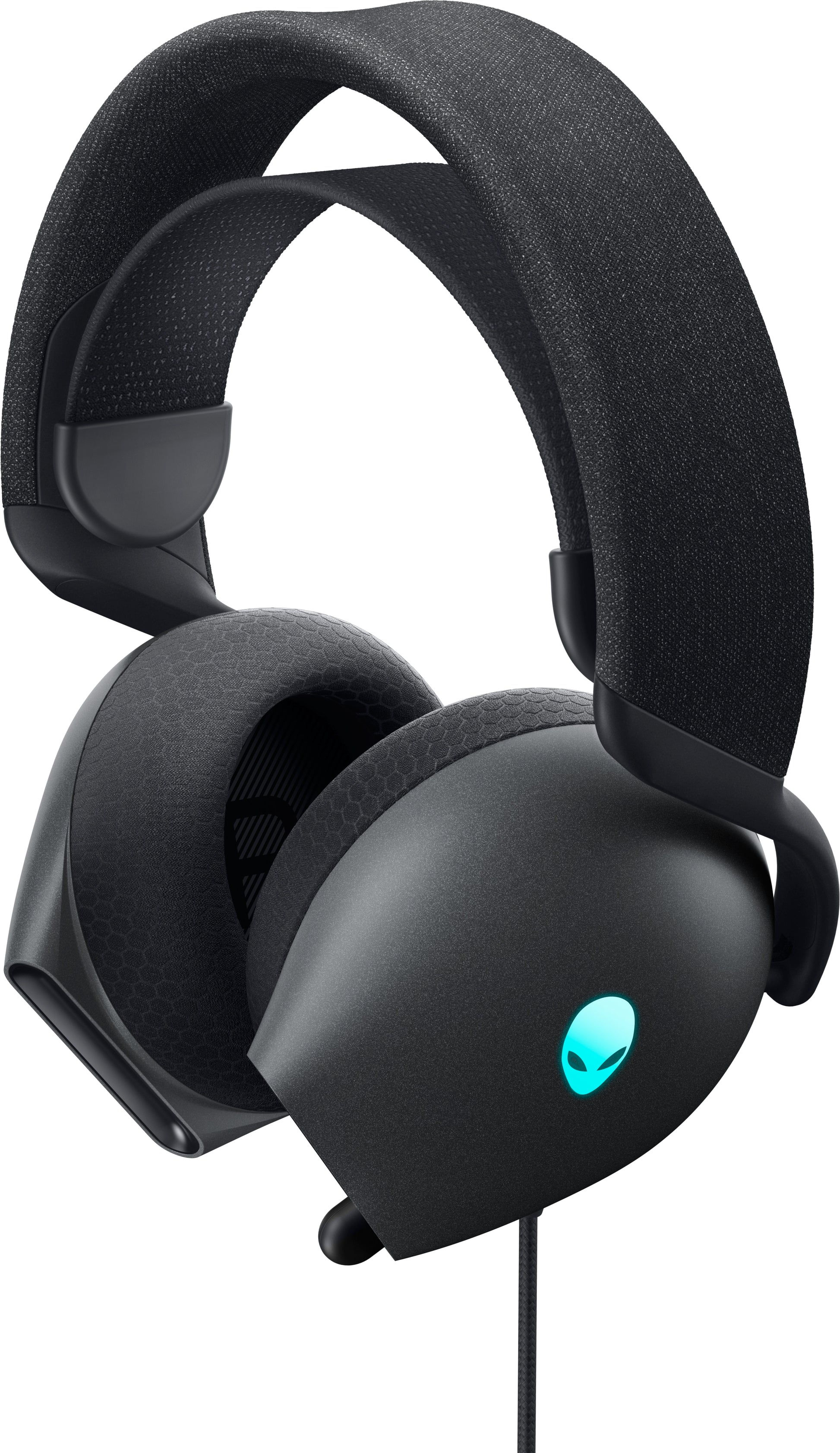 Alienware AW520H Gaming-Headset – Over-Ear, Stereo, Kabelgebunden, 3,5 mm Klinke + USB, Grau