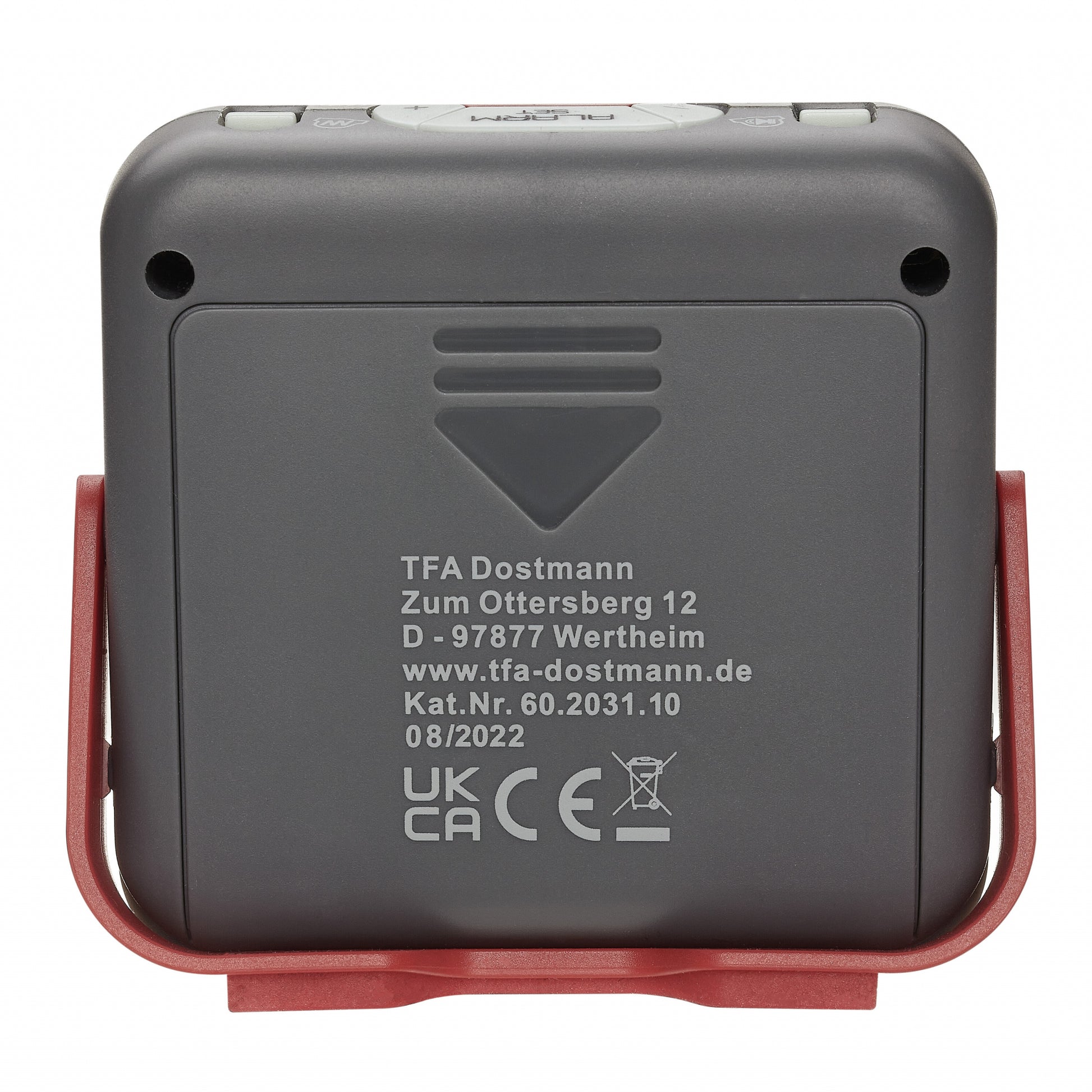TFA-Dostmann TFA Dostmann Digitalwecker – Snooze, 7,9 × 7,4 × 2,8 cm, rot