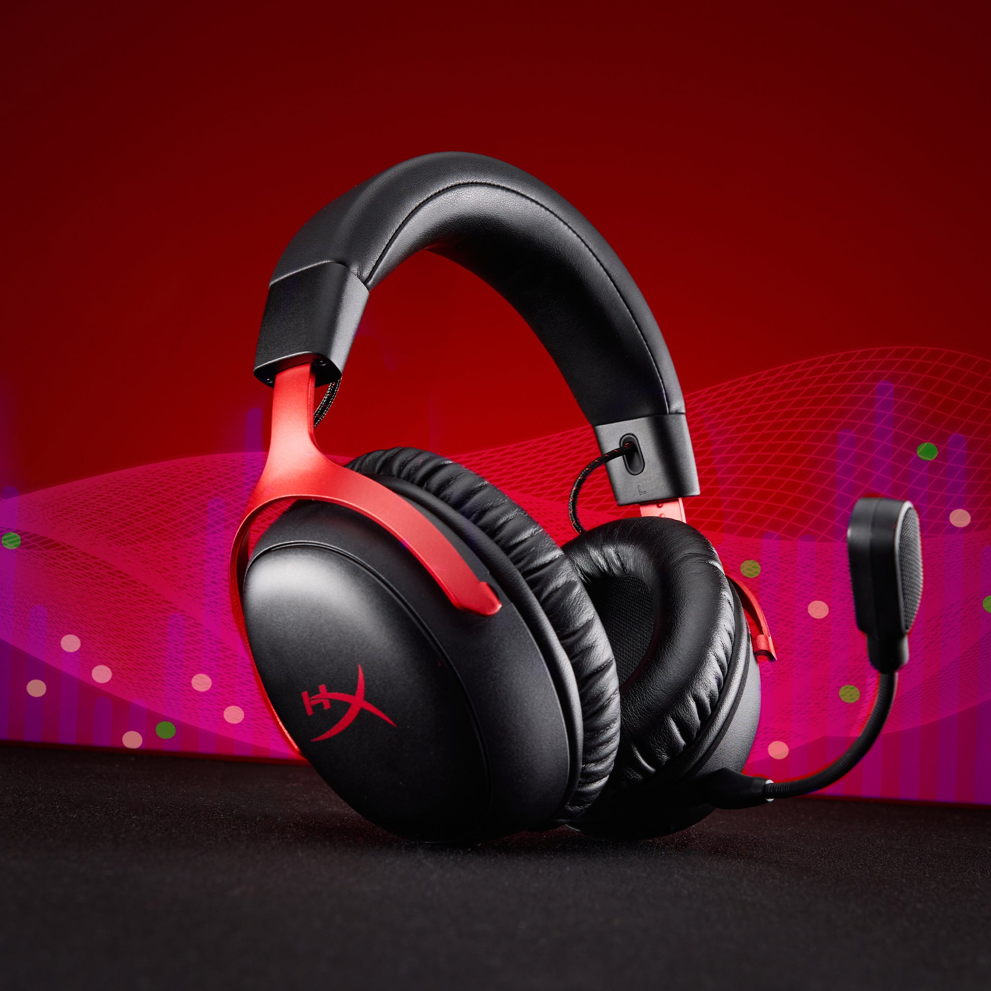 HyperX Cloud III S – Over-Ear Headset – USB-A, Surround-Sound, abnehmbares Mikrofon – schwarz – für Mac