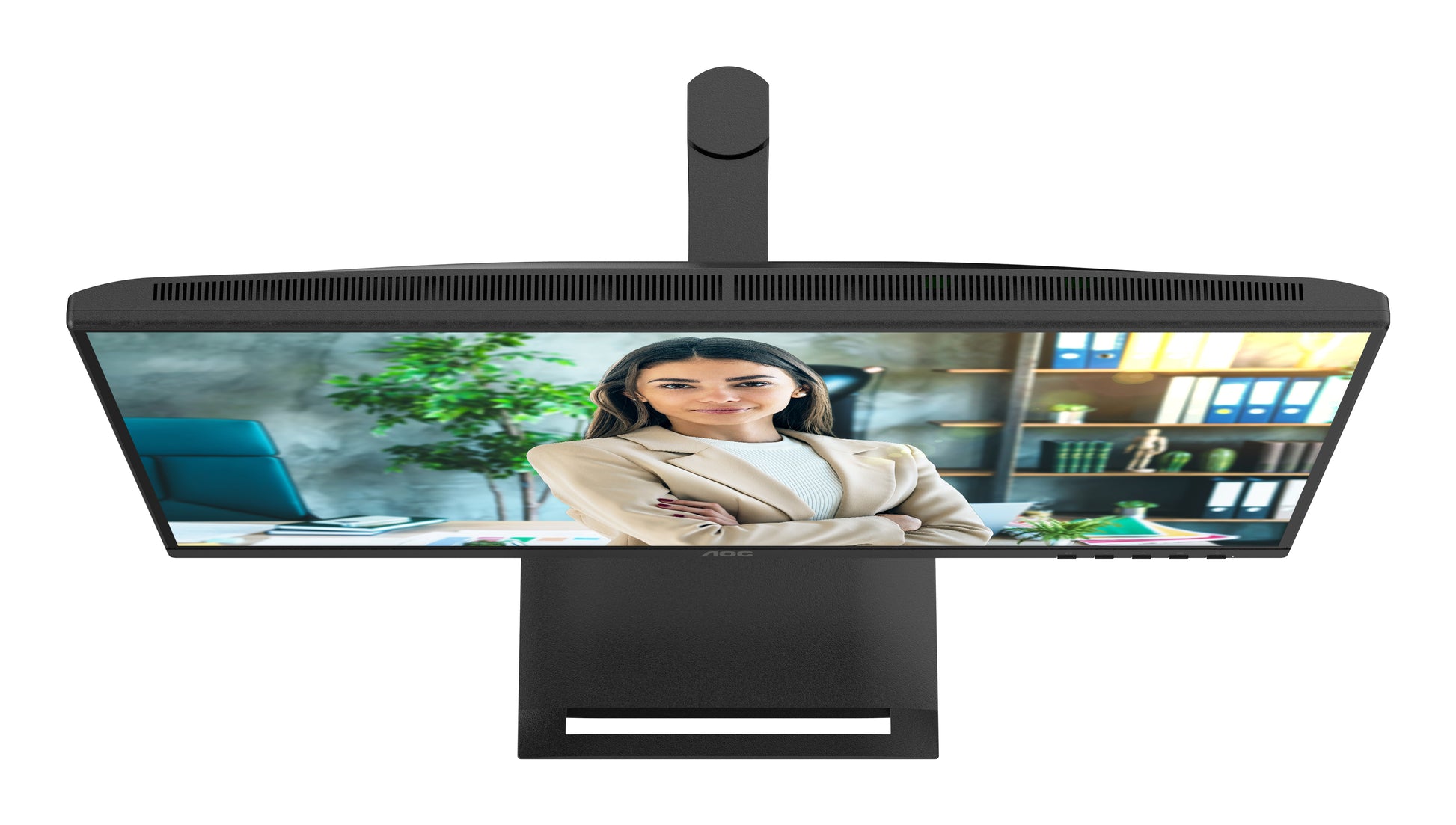 AOC 24P4CV – Monitor, 23,8" 1920 × 1080 (Full HD), IPS, 120 Hz, KVM, VESA 100 × 100, Schwarz