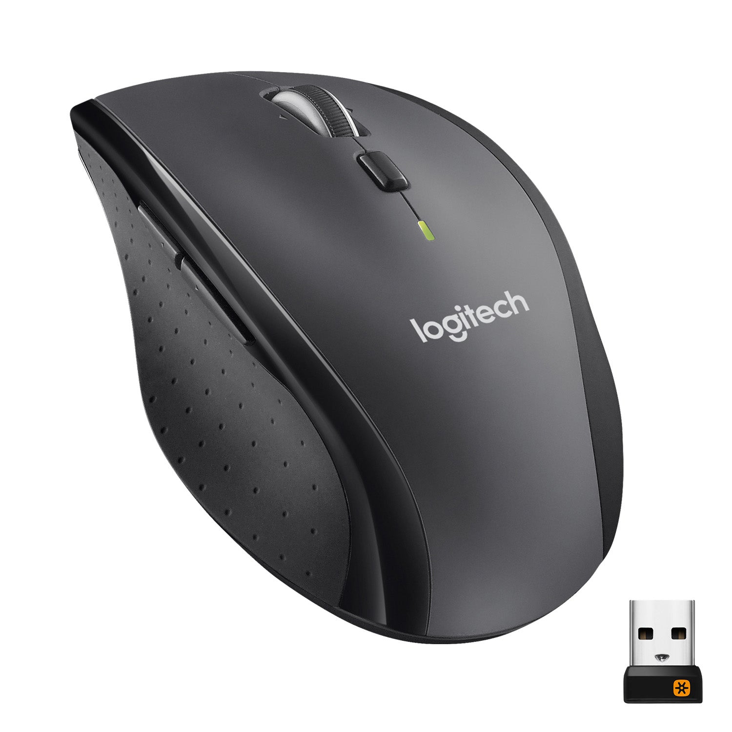 Logitech M705 – Maus – Kabellos (2,4 GHz), 1000 DPI, rechts, Anthrazit