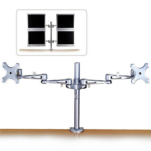 Lindy Monitorarm, Dual, höhenverstellbar