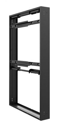 Hagor Cover-Set OH85 Display-Gehäuse – Portrait – für 85" TVs – Schwarz
