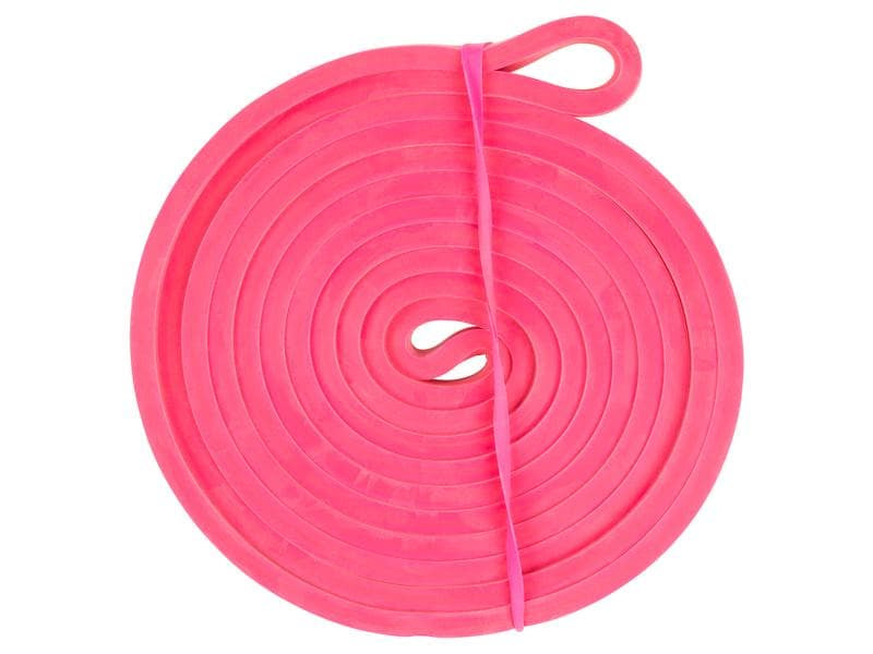 KOOR Fitnessband, F00924, 208,0 cm × 1,3 cm, Latex, Pink, sehr leicht, 7–13 kg – 1 Stück