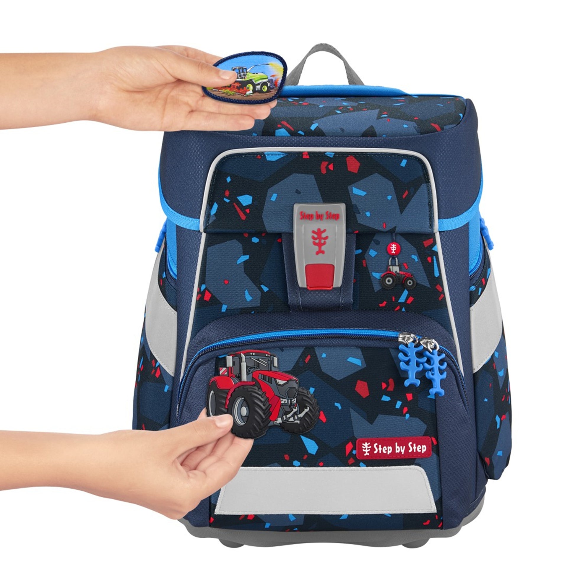 Step by Step Schulrucksack-Set Space – 5-teilig – Tractor Freddy