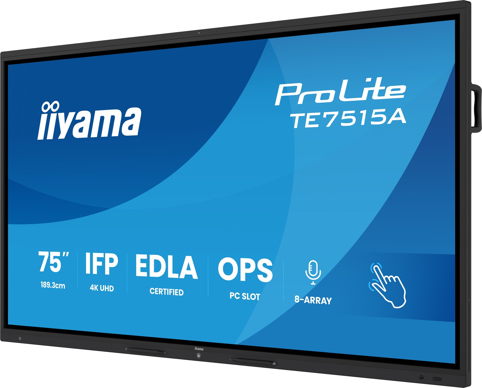 iiyama Interaktives Touch-Display, 75", Ultra HD 4K, 550 cd/m²
