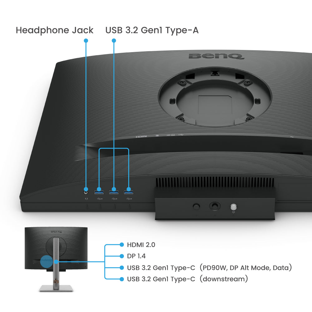 BenQ RD240Q – 24,1", 2560 × 1600, IPS, USB-C 90 W, HDR10
