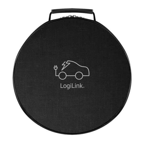 LogiLink Typ 2 Stromkabel – Typ 2–Typ 2, 5 m, 11 kW (3-phasig, 22 A), IP65, schwarz
