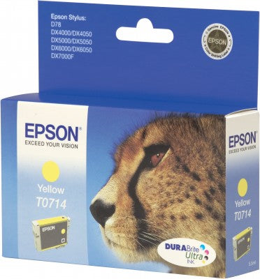 Epson T0714 Gelbe Tintenpatrone (Original) – 475 Seiten – T071440