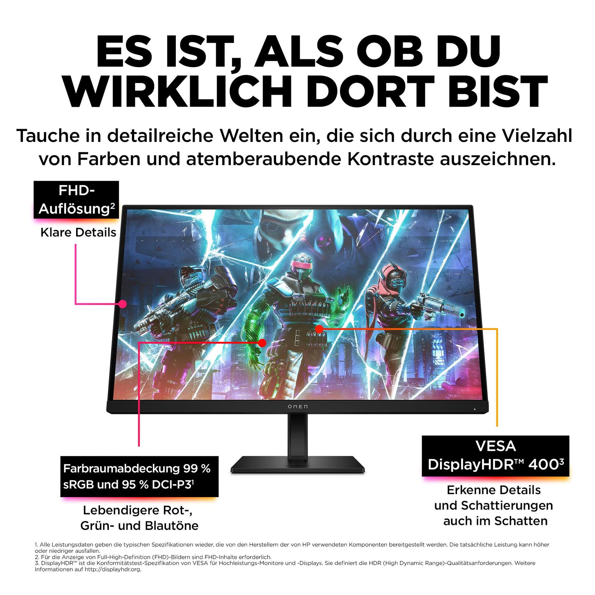 HP OMEN 27s – Monitor, 27", 1920 × 1080 (Full HD), IPS, 240 Hz