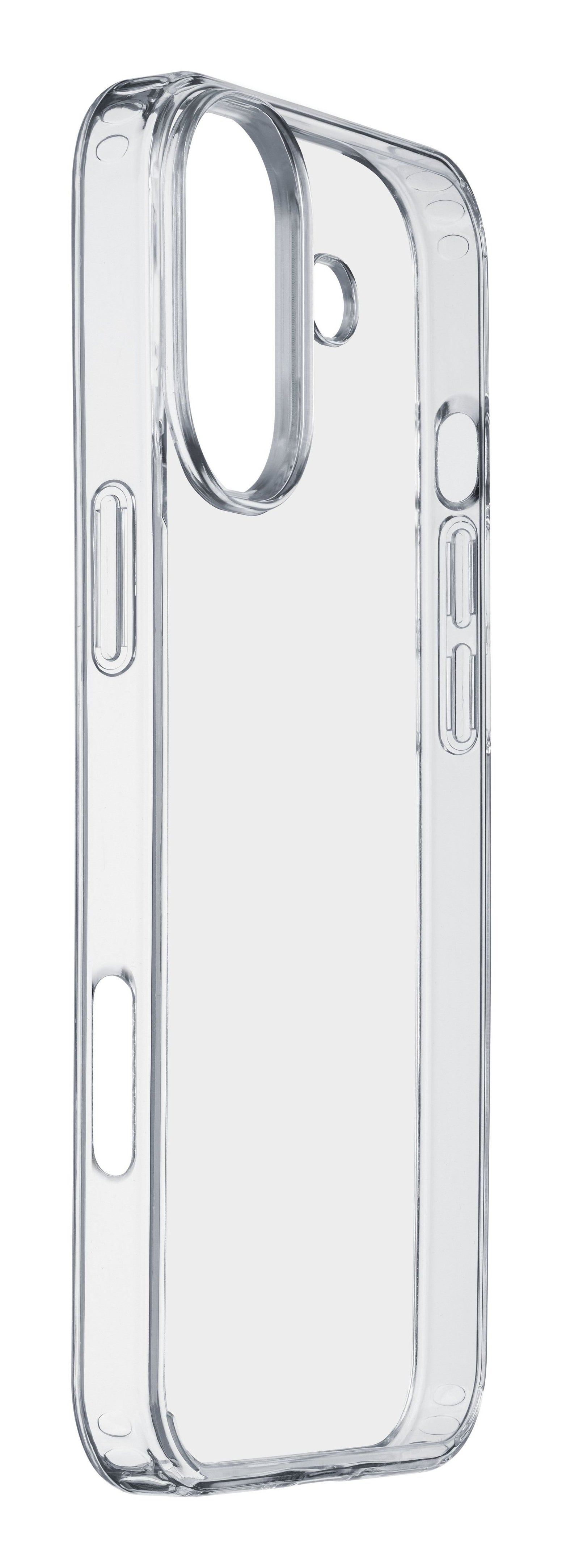 Cellularline Backcover – für Apple iPhone 16 – transparent