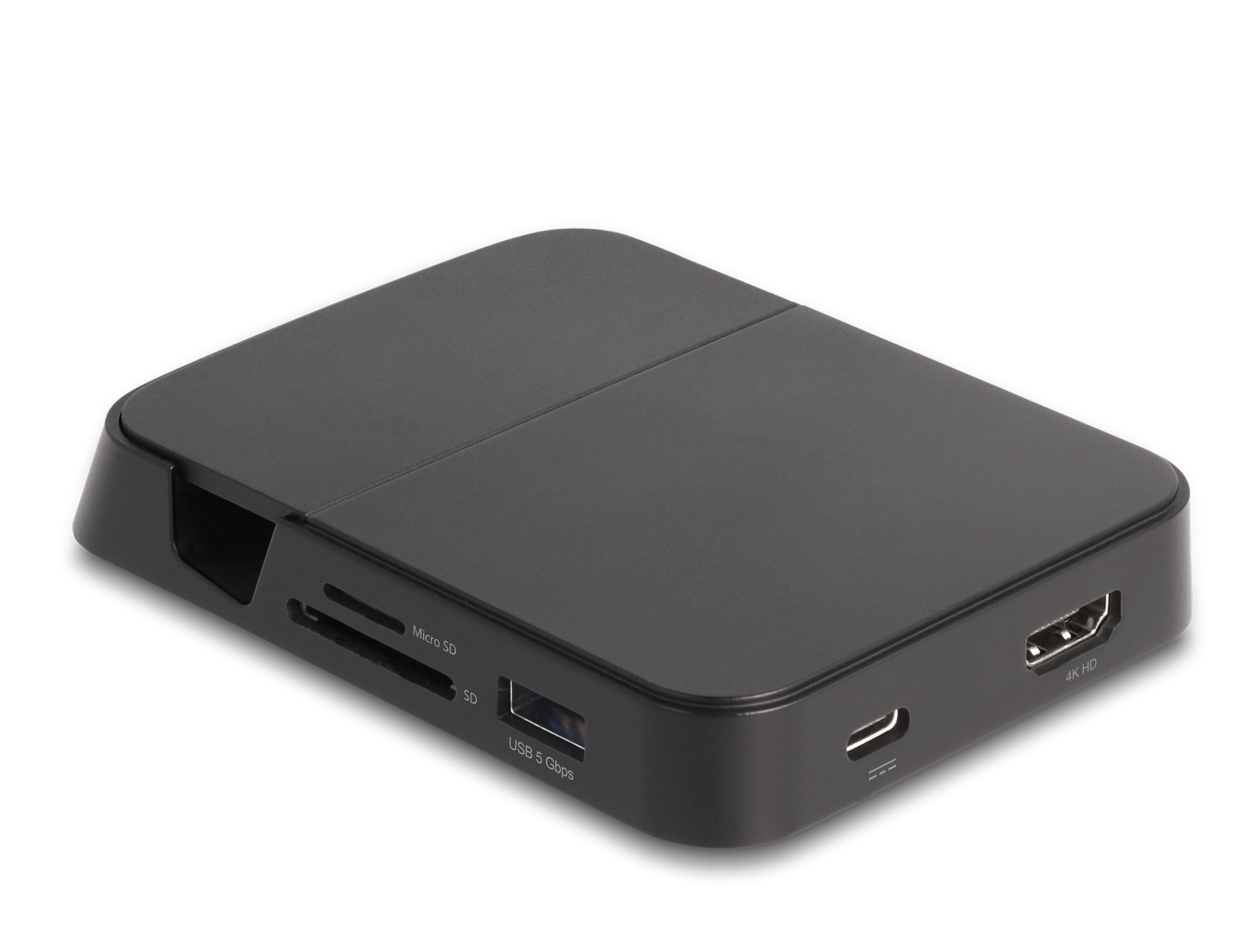 DeLOCK USB-C Dockingstation, 1× HDMI, 2× USB-A, mit Halterung – für Apple (USB-C)