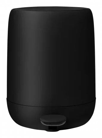 Blomus Kosmetikeimer Sono – 3 l – Kunststoff, rund – schwarz – Soft-Close, Anti-Rutsch