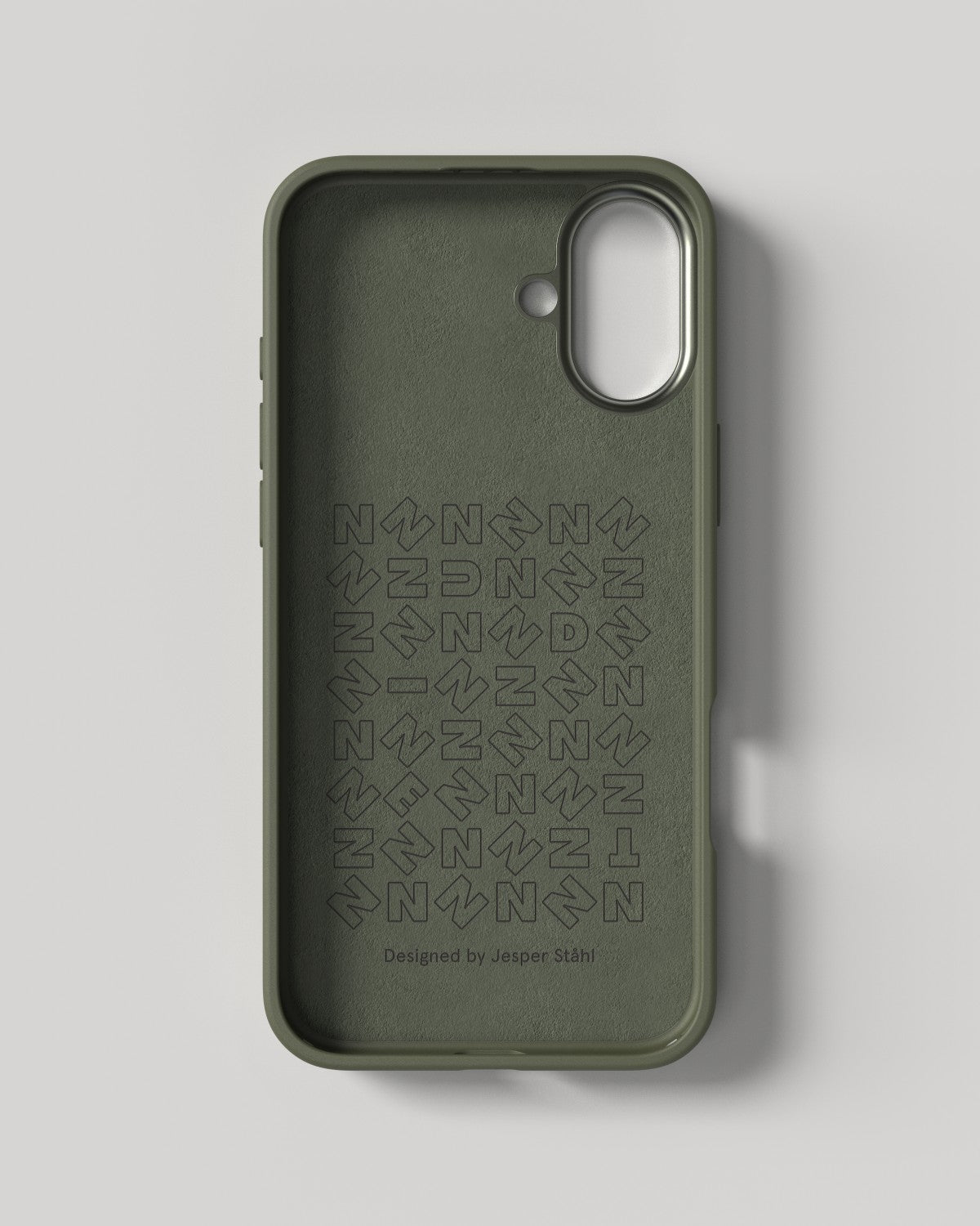 Nudient – Backcover Bold – für Apple iPhone 16 Plus – Olive – MagSafe-kompatibel