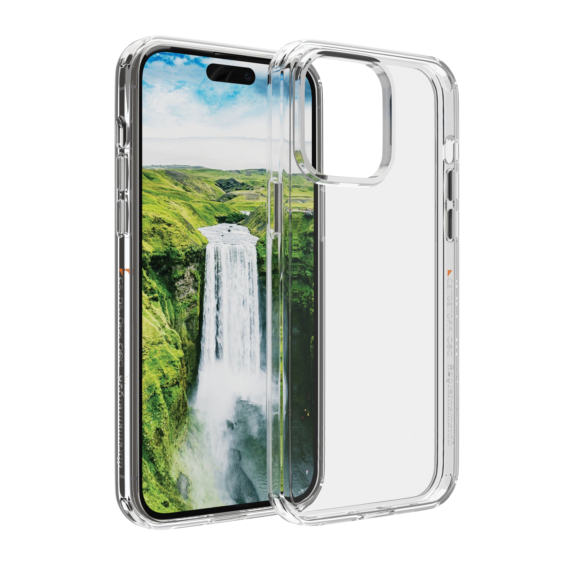 dbramante1928 Iceland Ultra Backcover – für Apple iPhone 15 Pro, D3O, Transparent
