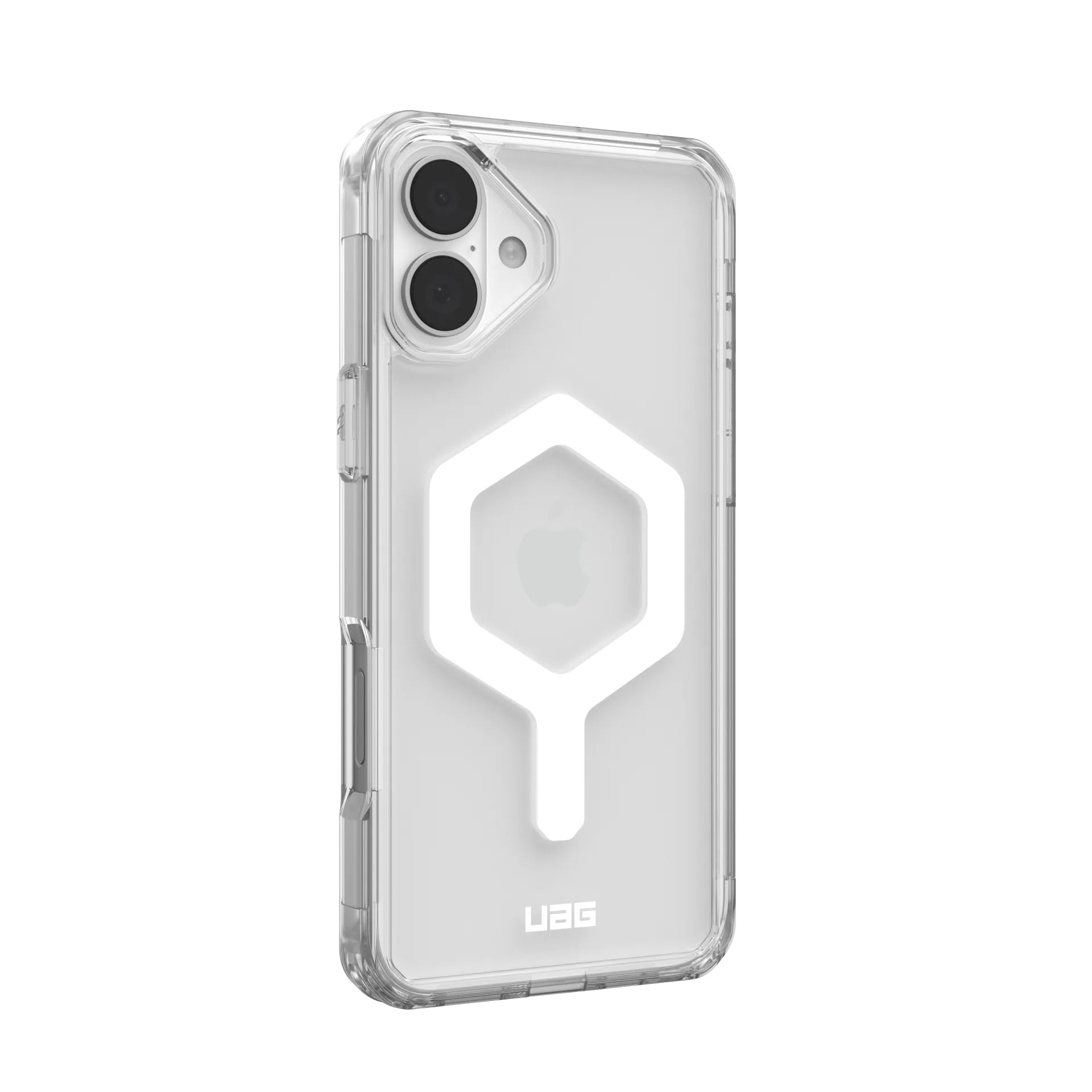 Urban Armor Gear UAG Plyo – Rückcover – für Apple iPhone 16 Plus – MagSafe, TPU, Eisweiss, bis 4,8 m Sturzsicher