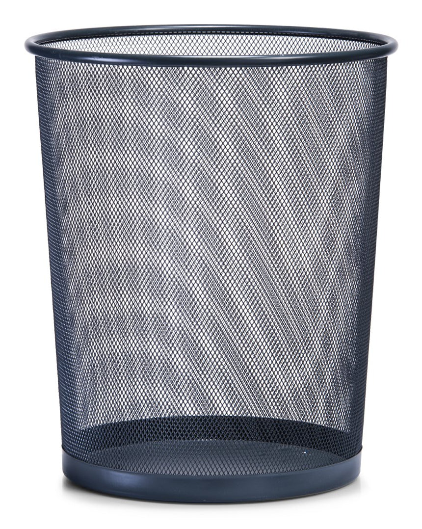 Zeller Present Papierkorb – 18 l – Stahl, rund – anthrazit