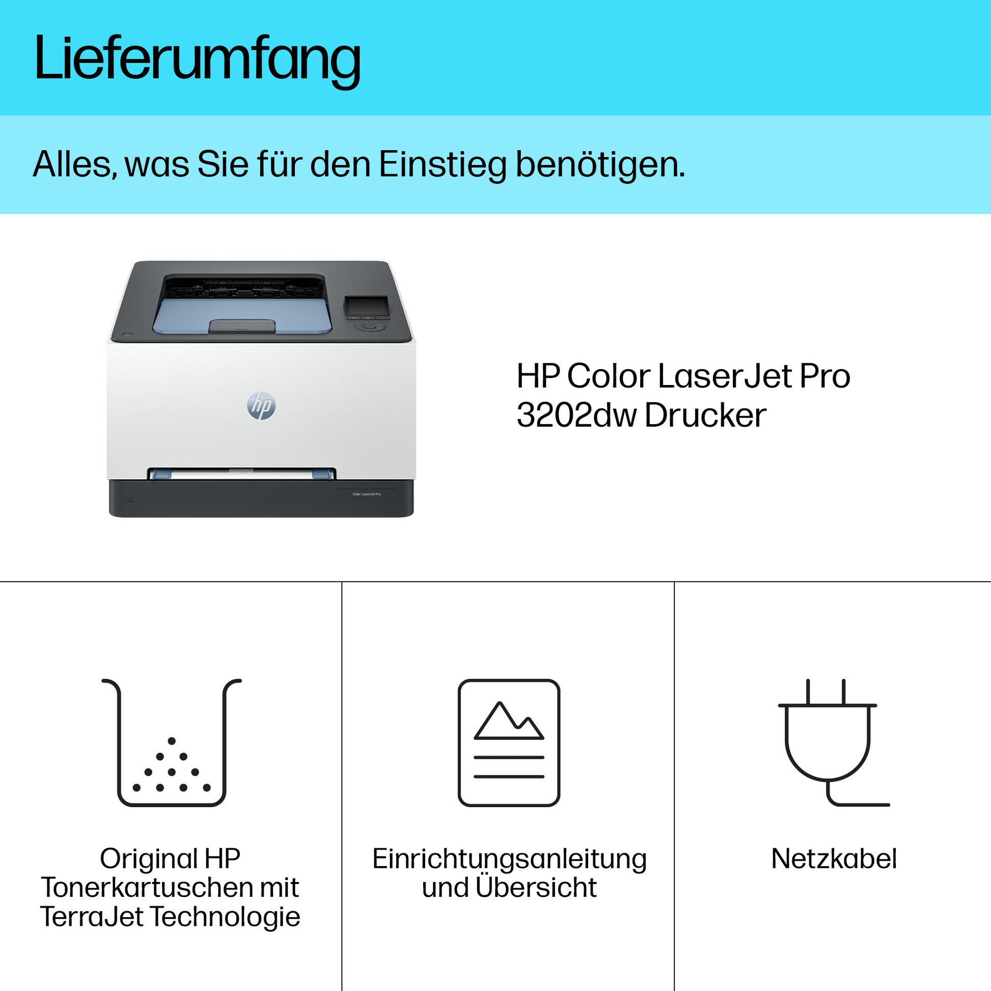HP LaserJet Pro 3202dw – Farbe