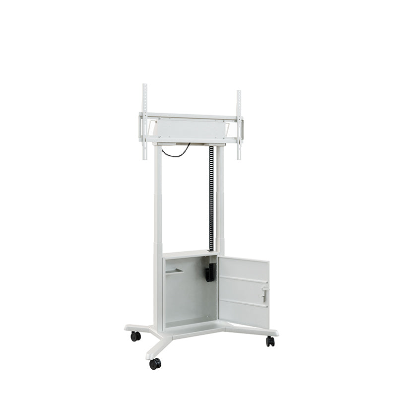 Hagor TV-Wagen – 55–86" – VESA 200×200–900×600 – bis 120 kg, Motorisiert, mit Rollen – HP Twin Lift M-W