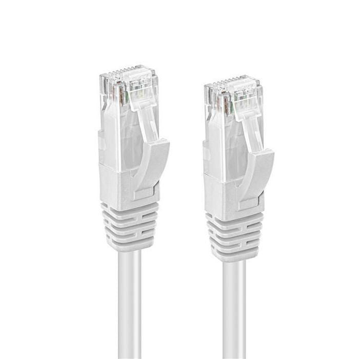 Microconnect Patchkabel – Cat5e U/UTP, 5 m, Weiss, PVC, RJ-45