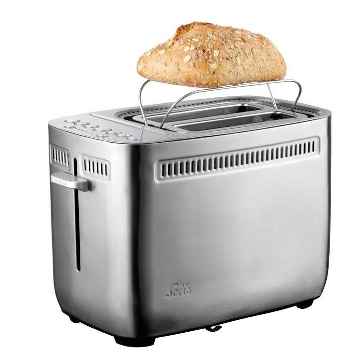 Solis Sandwichtoaster 8003 – 1635 W, 2 Scheiben, 7 Bräunungsstufen – Edelstahl