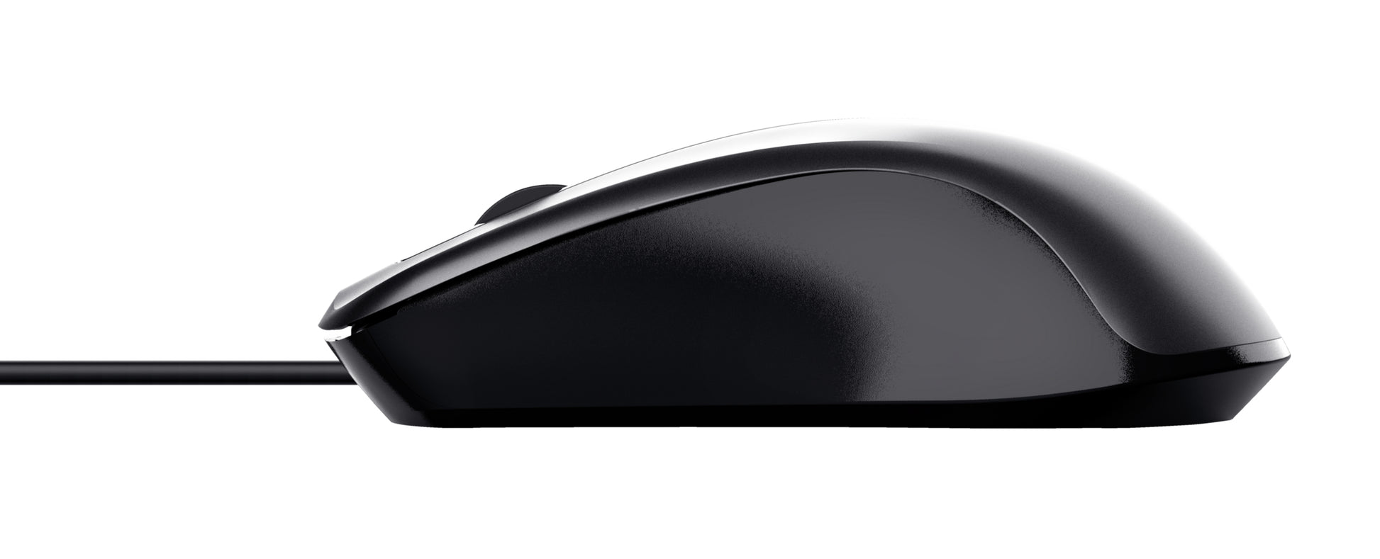 Trust Carve – Maus – Kabelgebunden (USB‑A), 1200 DPI, beidhändig, Schwarz