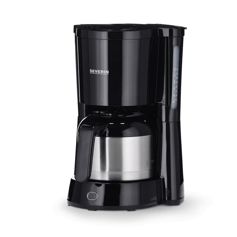 Severin KA4835 Filterkaffeemaschine – 8 Tassen, 1 l, Karaffe, Schwarz, 23 × 34 × 28,2 cm