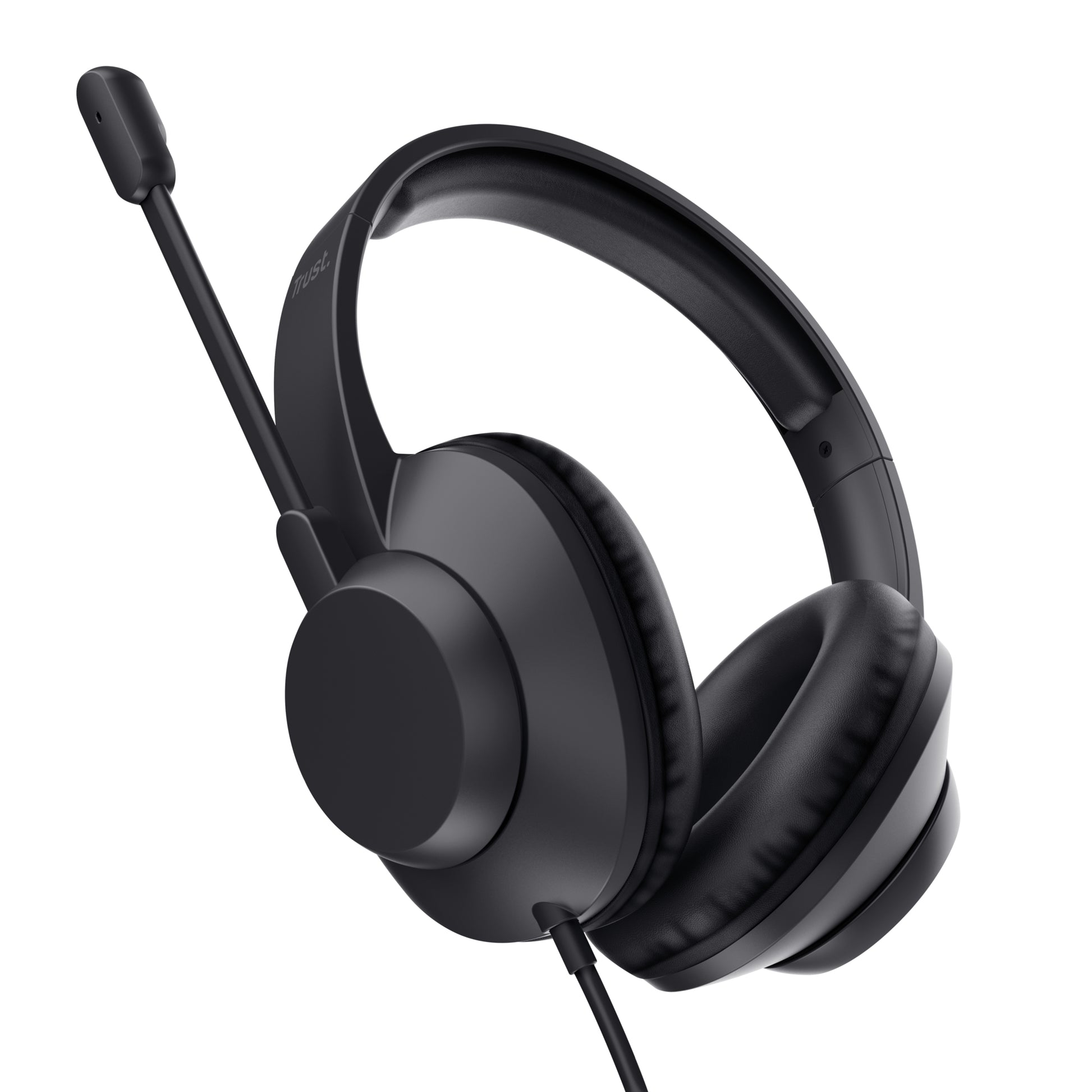 Trust Ayda Max – Duo Headset – USB‑A – Stummschaltung, On-Ear-Bedienelemente – Schwarz